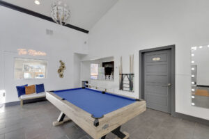 Clubroom pool table