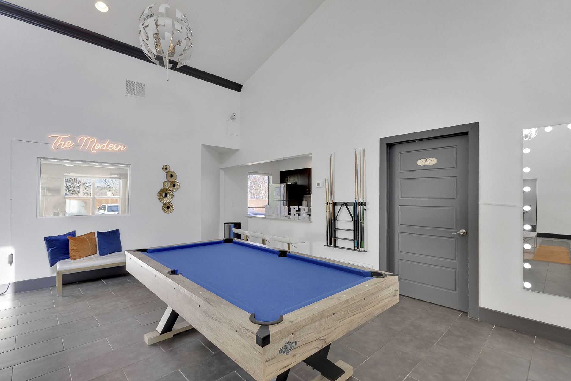 Clubroom pool table