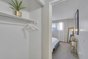 Coat Closet leading to the Primary bedroom